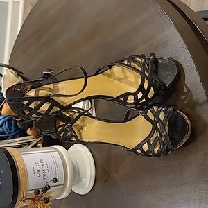 Nine West Strappy Heel Size: 10.5